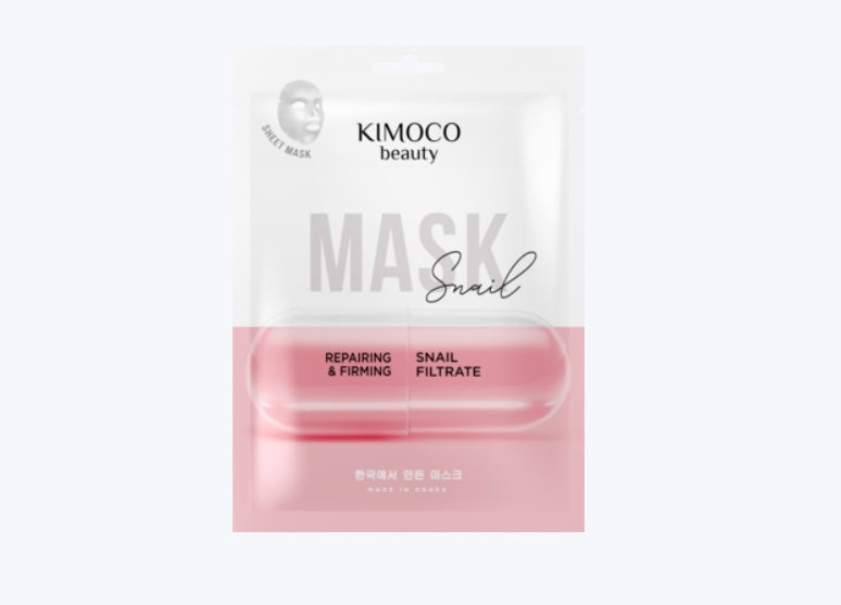 KIMOCO Beauty Snail
Maska w płachcie, regenerująco-ujędrniająca