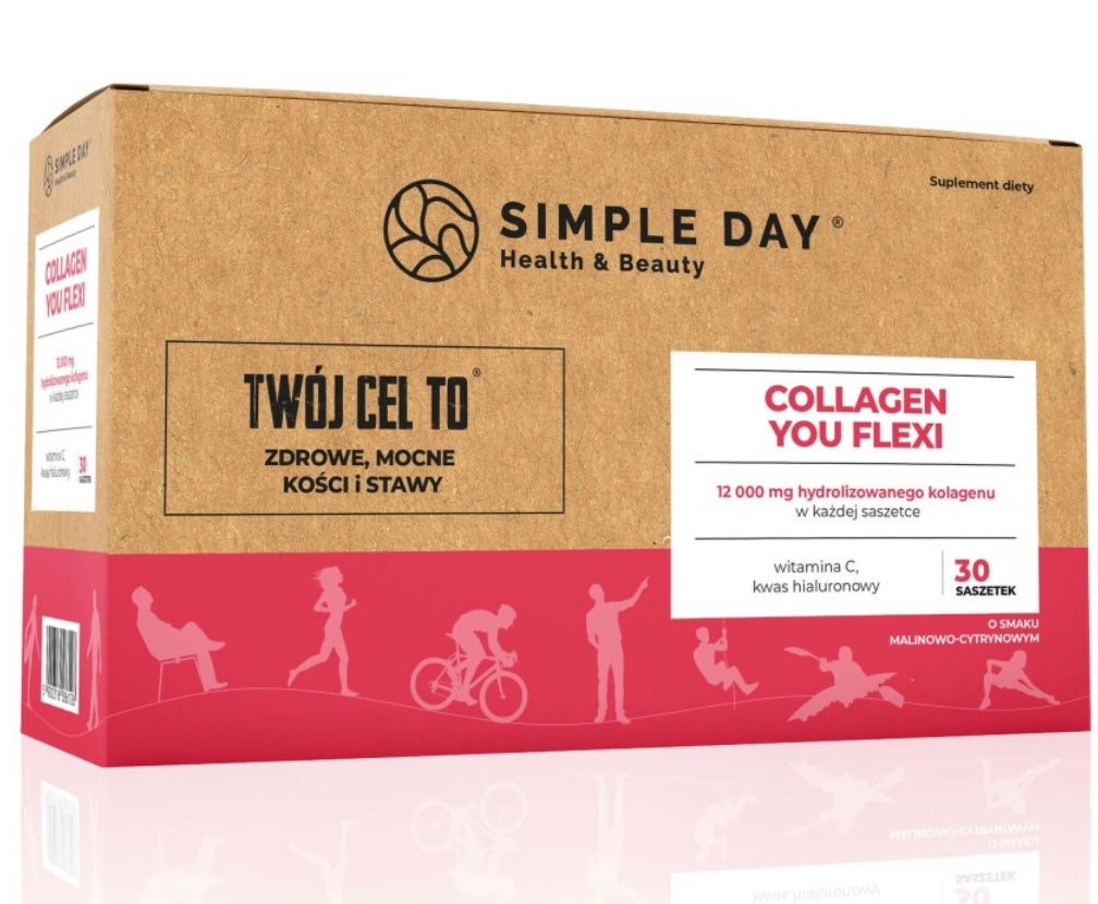 Twój Cel Collagen You Flexi
Suplement diety wspierający kości i stawy.