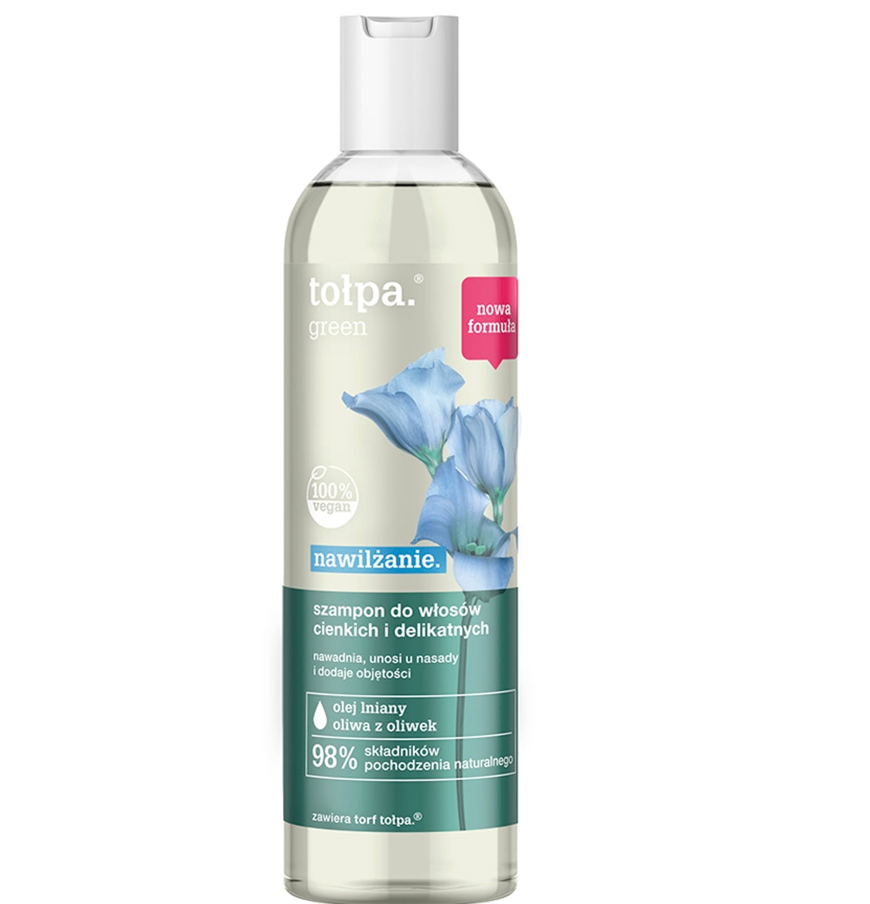 Tołpa Green Nawilżanie Szampon do Włosów Cienkich 300 ml