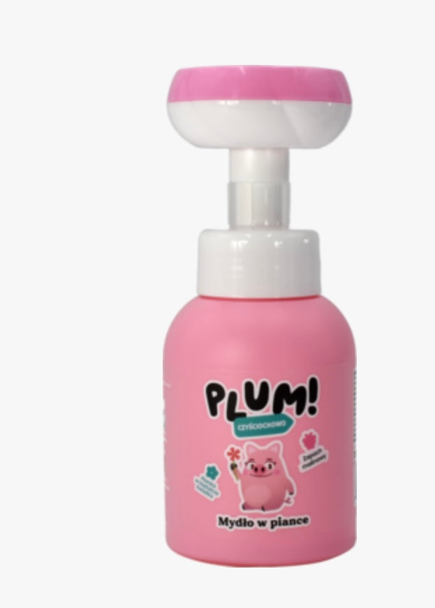 PLUM! CZYŚCIOCHOWO
Mydło w piance w kształcie kwiatka, Malina
300 ml