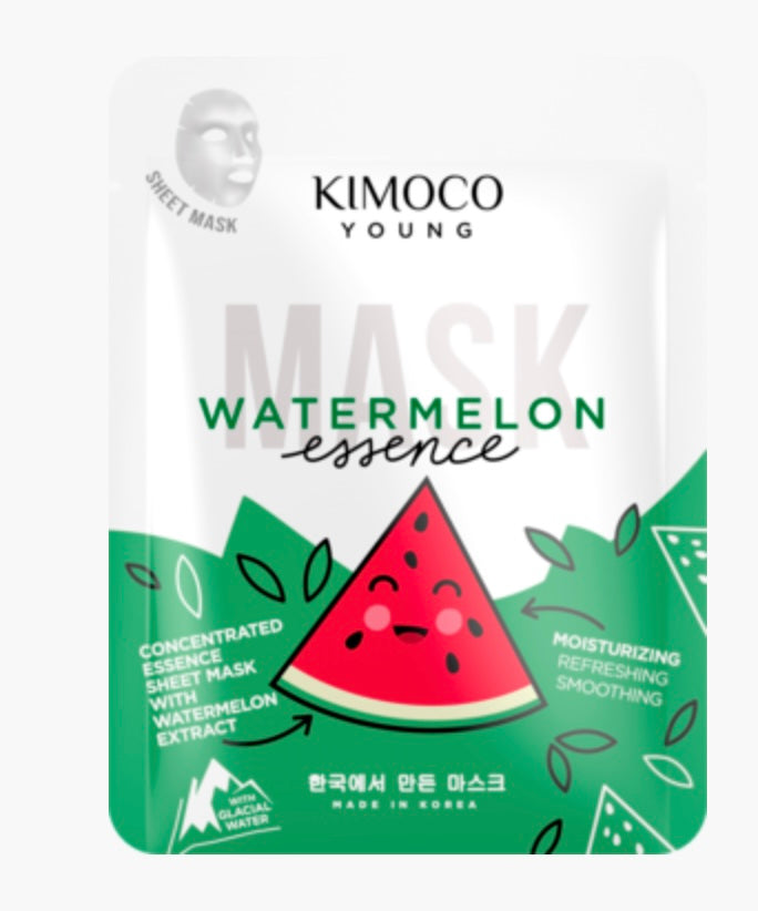 Kimoco Young
Maska w płachcie z ekstraktem z arbuza i wodą lodowcową, nawilżająca
25 ml