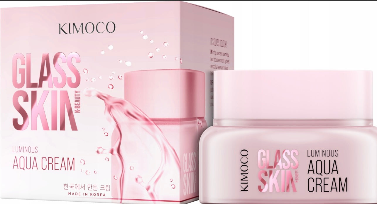 KIMOCO Glass Skin Koreański Krem do twarzy multifunkcyjny rozświetlający 50 ml