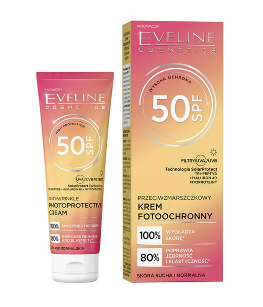 Eveline Przeciwzmarszczkowy krem fotoochronny SPF 50