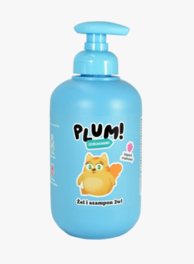 PLUM! CZYŚCIOCHOWO
Żel pod prysznic i szampon do włosów, 2w1, Malina
500 ml