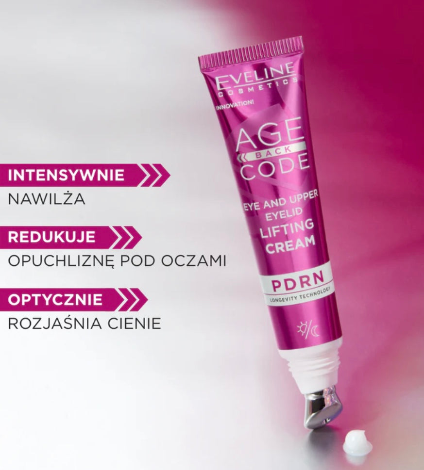 Eveline Age Back Code Krem liftingujący pod oczy i na górną powiekę
