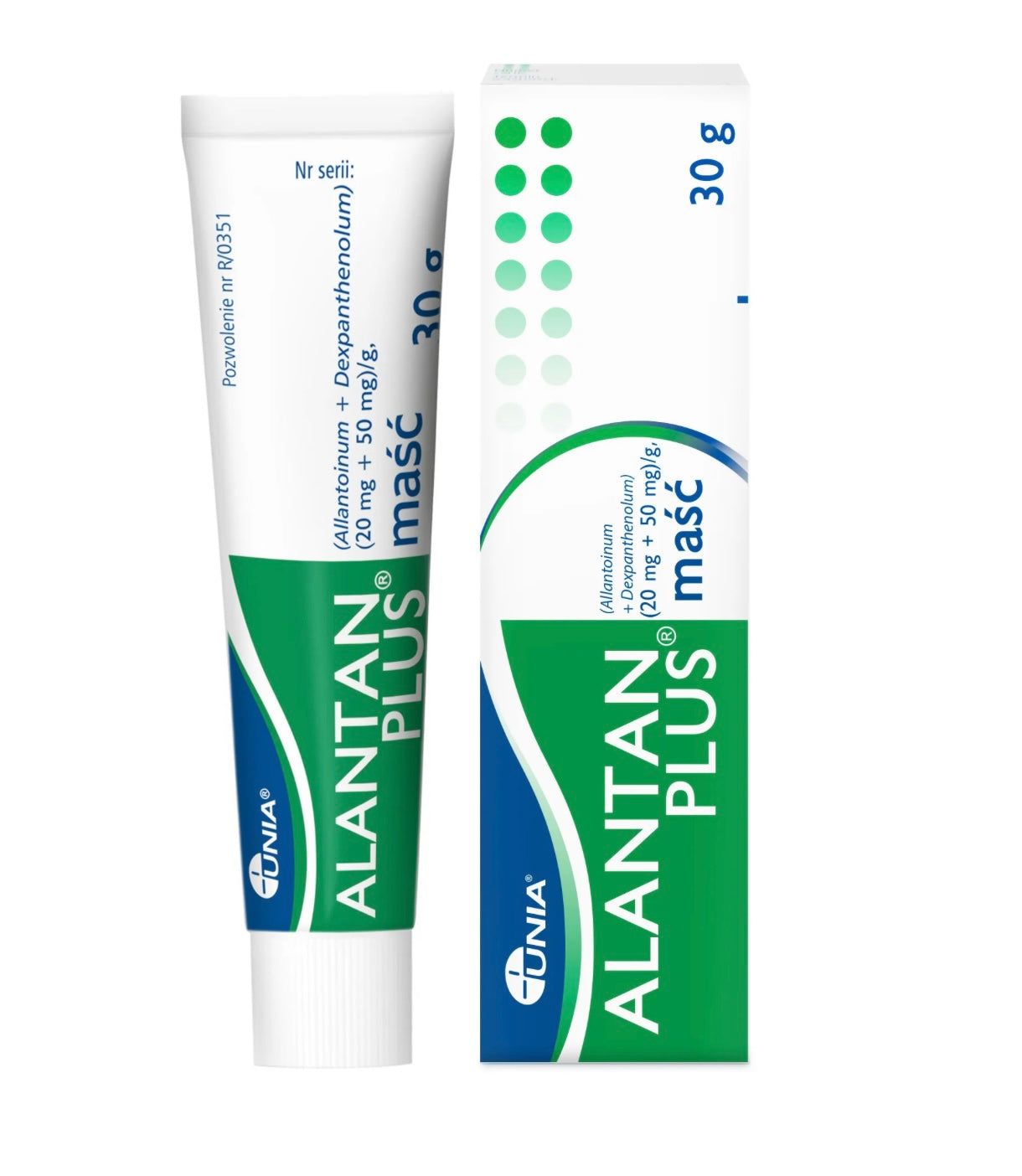 Alantan Plus (20 mg + 50 mg)/ g, maść, 30 g