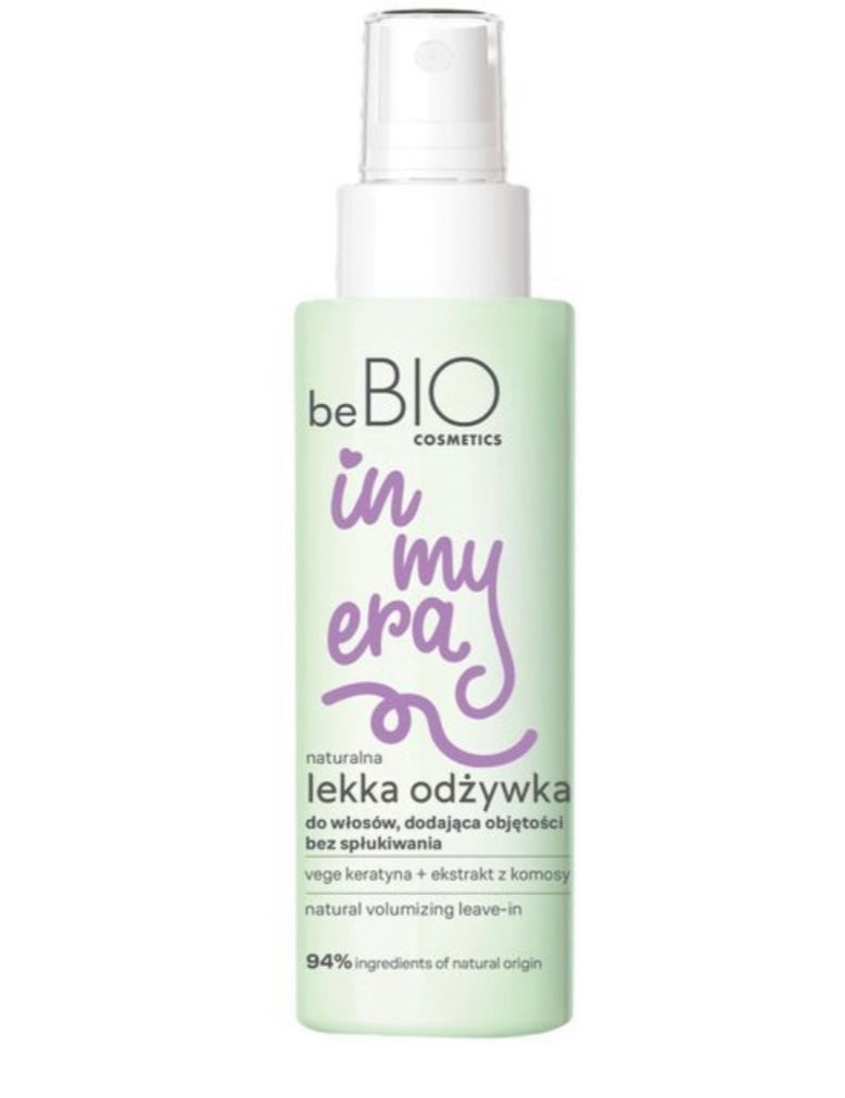 Lekka odżywka do włosów w sprayu dodająca objętości IN MY ERA 100 ml BeBIO Cosmetics