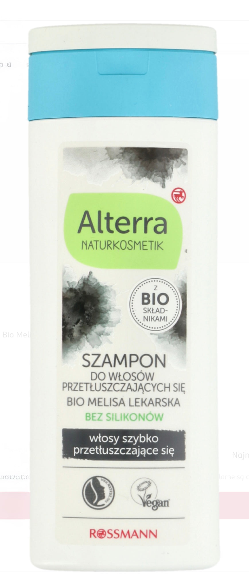 ALTERRA
Szampon do włosów przetłuszczających się, Bio Melisa Lekarska