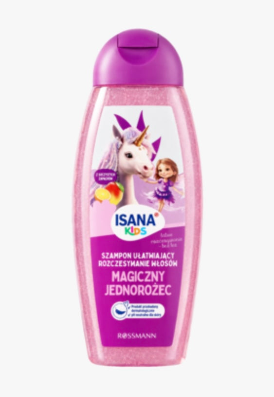 ISANA KIDS
Szampon do włosów dla dzieci, ułatwiający rozczesywanie, Magiczny Jednorożec
