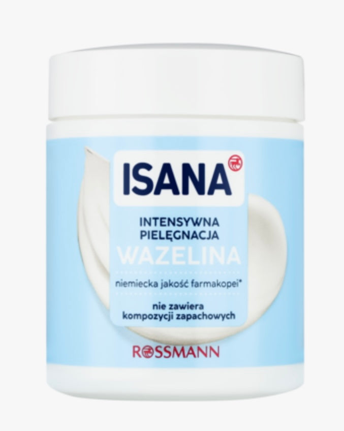 ISANA
Wazelina kosmetyczna, intensywnie pielęgnująca
125 ml