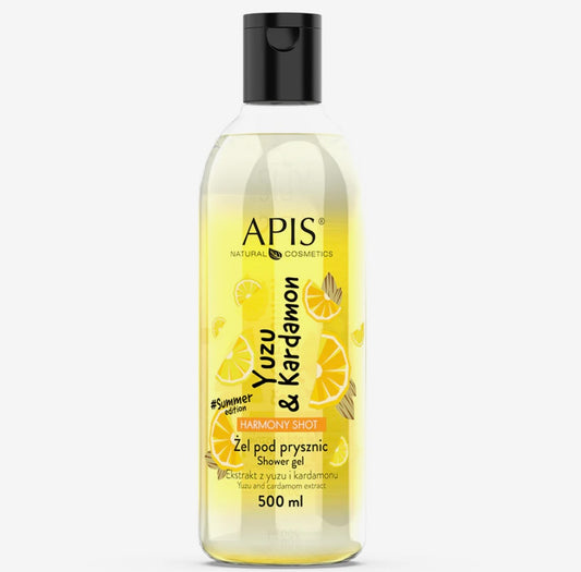 Apis Harmony Shot
Żel pod prysznic Yuzu & Cardamon / 500 ml