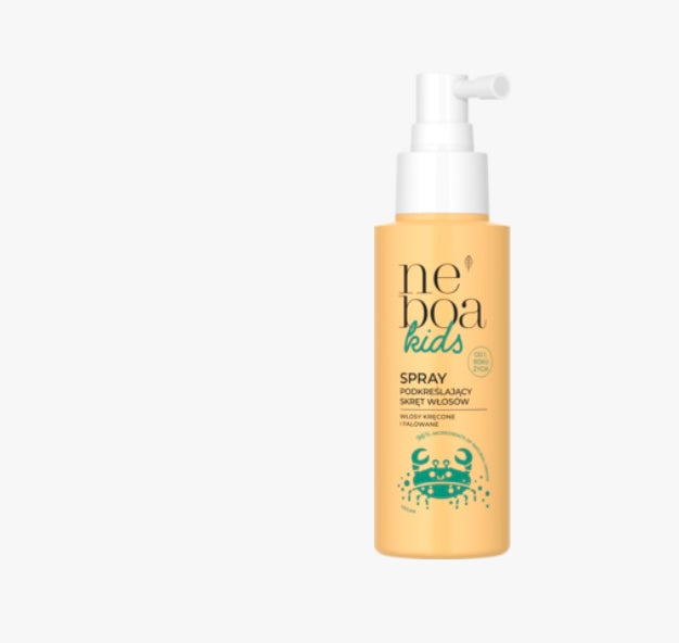 NEBOA Kids
Spray ułatwiający rozczesywanie podkreślający fale i loki