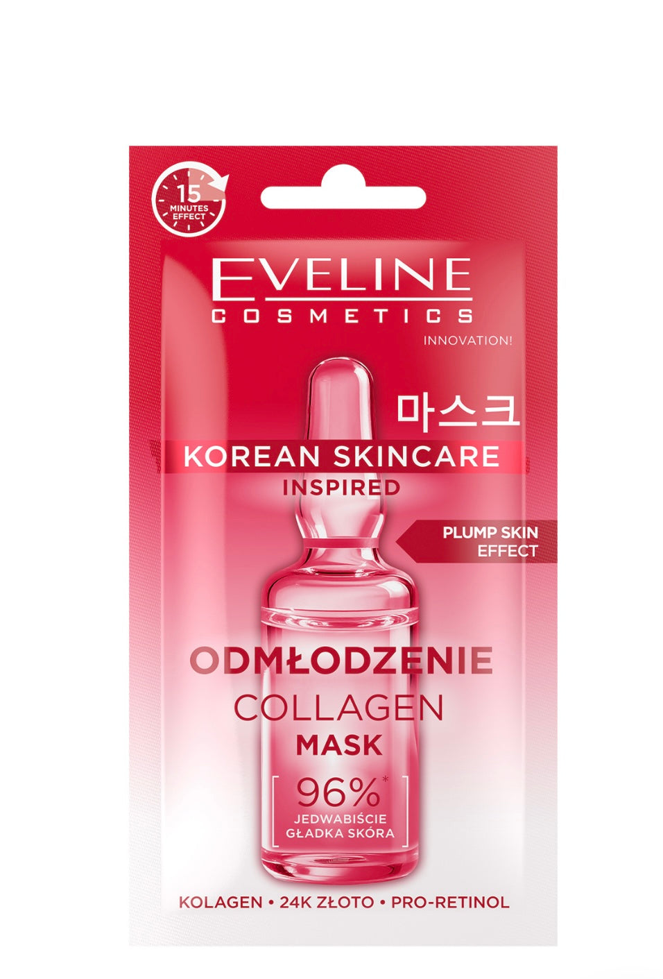 Eveline Korean Skincare Collagen odmładzająca maseczka do twarzy 8 ml