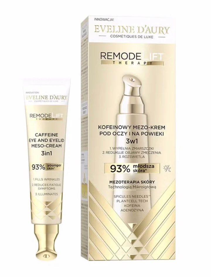 Kofeinowy mezo-krem pod oczy 3w1