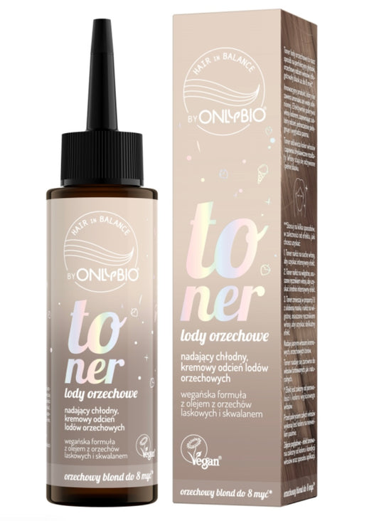 OnlyBio Hair in Balance Toner do Włosów Lody Orzechowe 100ml