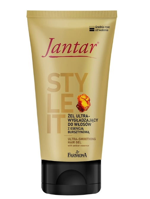Jantar Żel Ultrawygładzający do Włosów z Esencją Bursztynową 150ml