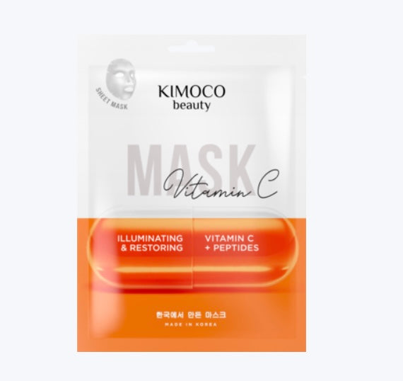 KIMOCO Beauty
Maska w płachcie z witaminą C, rozświetlenie i regeneracja