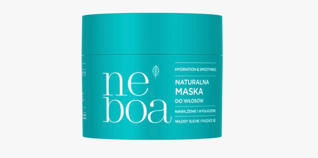NEBOA Hydration & Smoothness
Maska do włosów, włosy suche i puszące się, naturalna