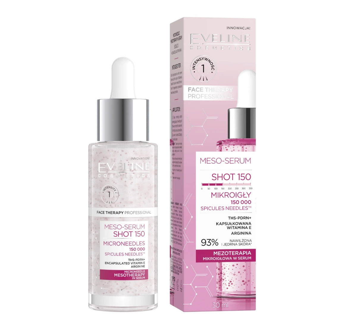 Eveline Serum Shot Kuracja z multipeptydami na twarz, szyję i dekolt