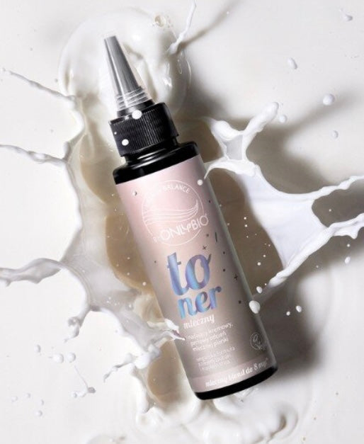 OnlyBio Hair in Balance Toner Mleczny do Włosów Nadający Kremowy Perłowy Odcień Mlecznej Pianki 100ml