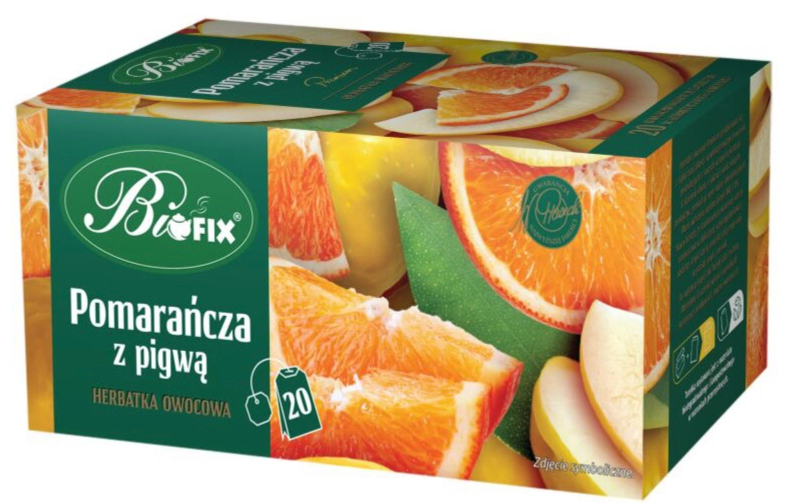Bi fix Premium Pomarańcza z pigwą Herbatka owocowa ekspresowa