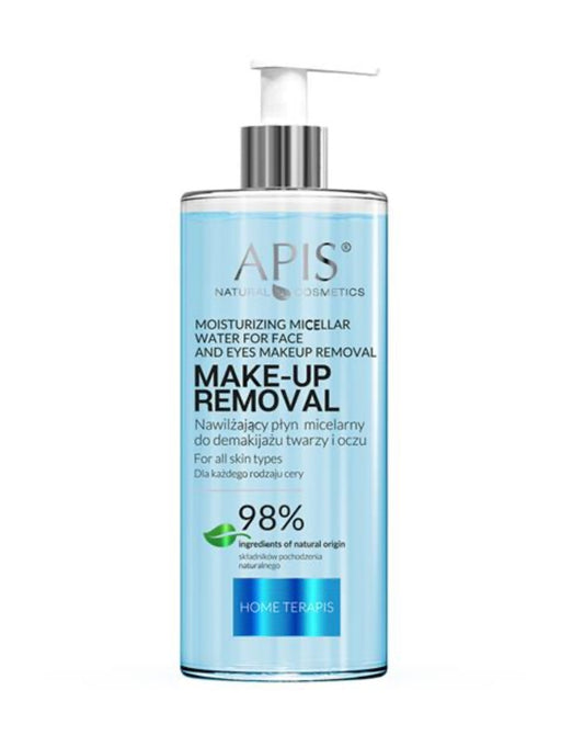 Apis Nawilżający płyn micelarny do demakijażu twarzy i oczu / 500 ml