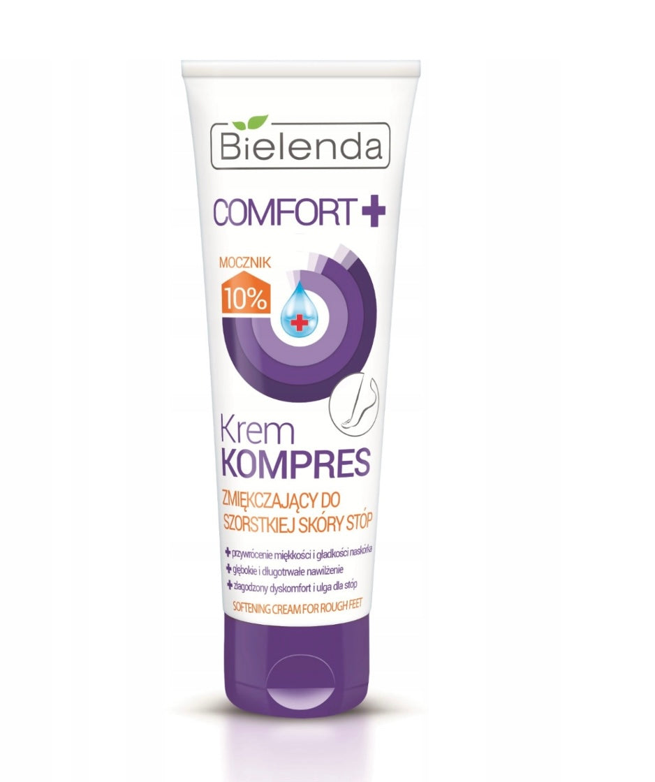 Bielenda Krem do stóp Comfort + Kompres zmiękczający do stóp 100 ml