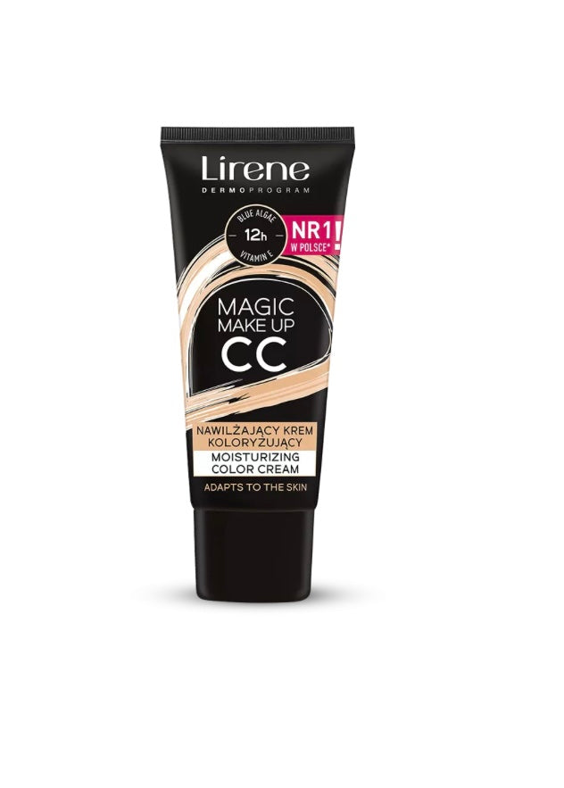 Lirene Magic Make Up CC Nawilżający Krem Koloryzujący 30ml