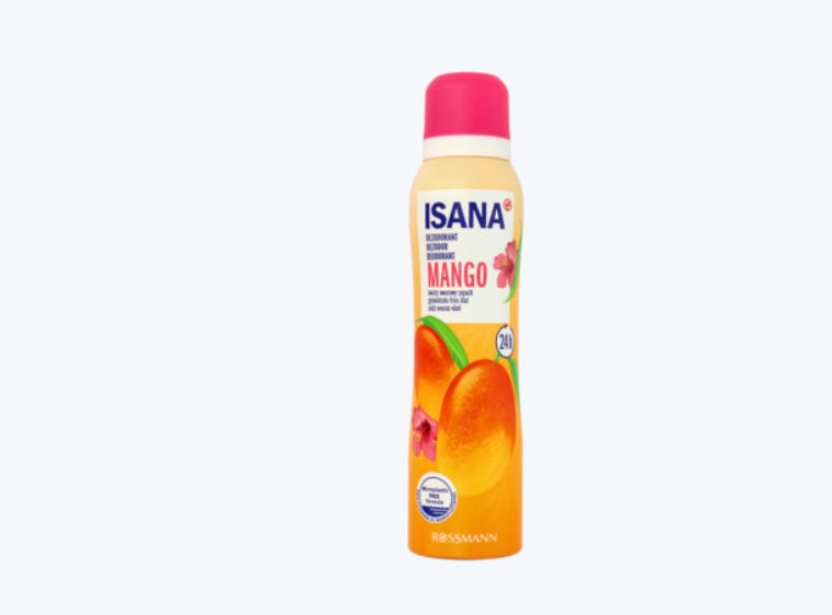 ISANA
Dezodorant w spray'u, 24h, Mango
