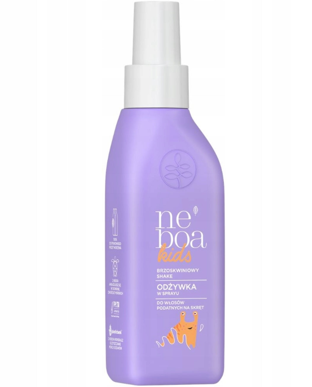 NEBOA KIDS BRZOSKWINIOWY SHAKE LEKKA ODŻYWKA W SPRAYU DO WŁOSÓW 150ml