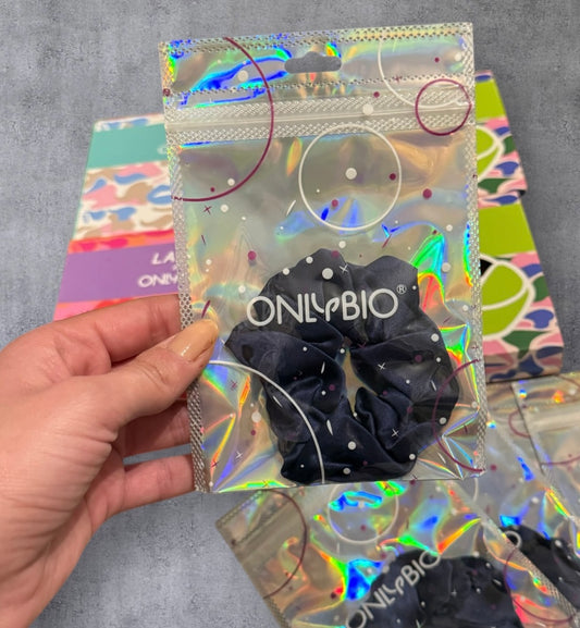 Onlybio gumka do włosów granatowa