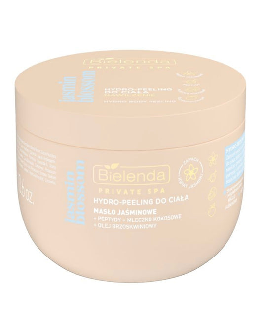 Bielenda Private Spa Jasmin Blossom Nawilżający Hydro-Peeling do Ciała z Masłem Jaśminowym 300g