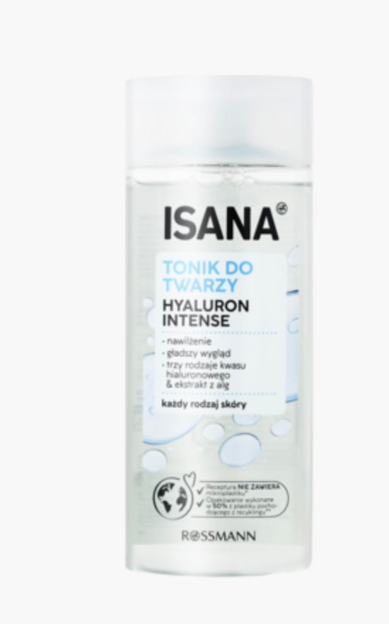 ISANA Hyaluron Intense
Tonik do twarzy, nawilżający