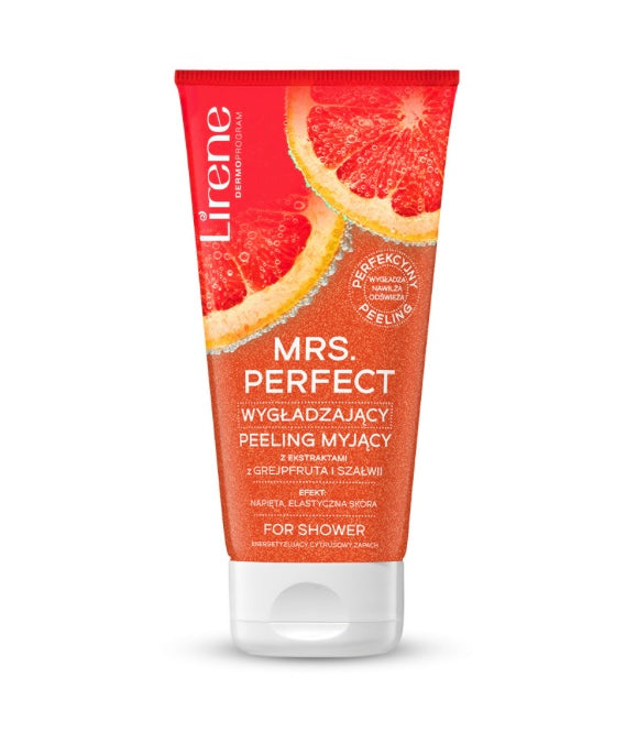 Lirene Mrs. Perfect Wygładzający Peeling z Ekstraktami z Grejpfruta i Szałwii 175g