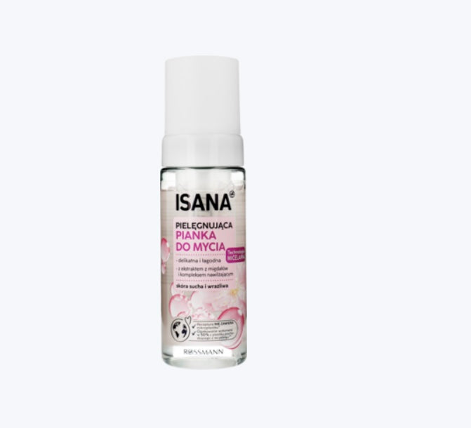 ISANA
Pianka do mycia twarzy, pielęgnująca