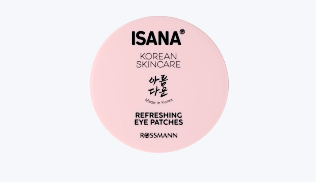 ISANA Korean Skincare
Płatki pod oczy, kojące i nawilżające 60 sztuk