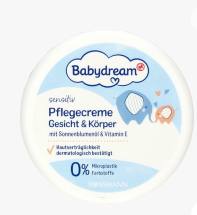 BABYDREAM Sensitive
Krem do pielęgnacji, twarzy i ciała