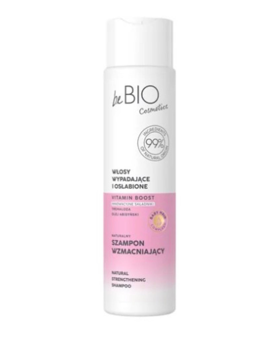 BeBIO Baby Hair Complex Naturalny szampon wzmacniający do włosów wypadających i osłabionych 300 ml