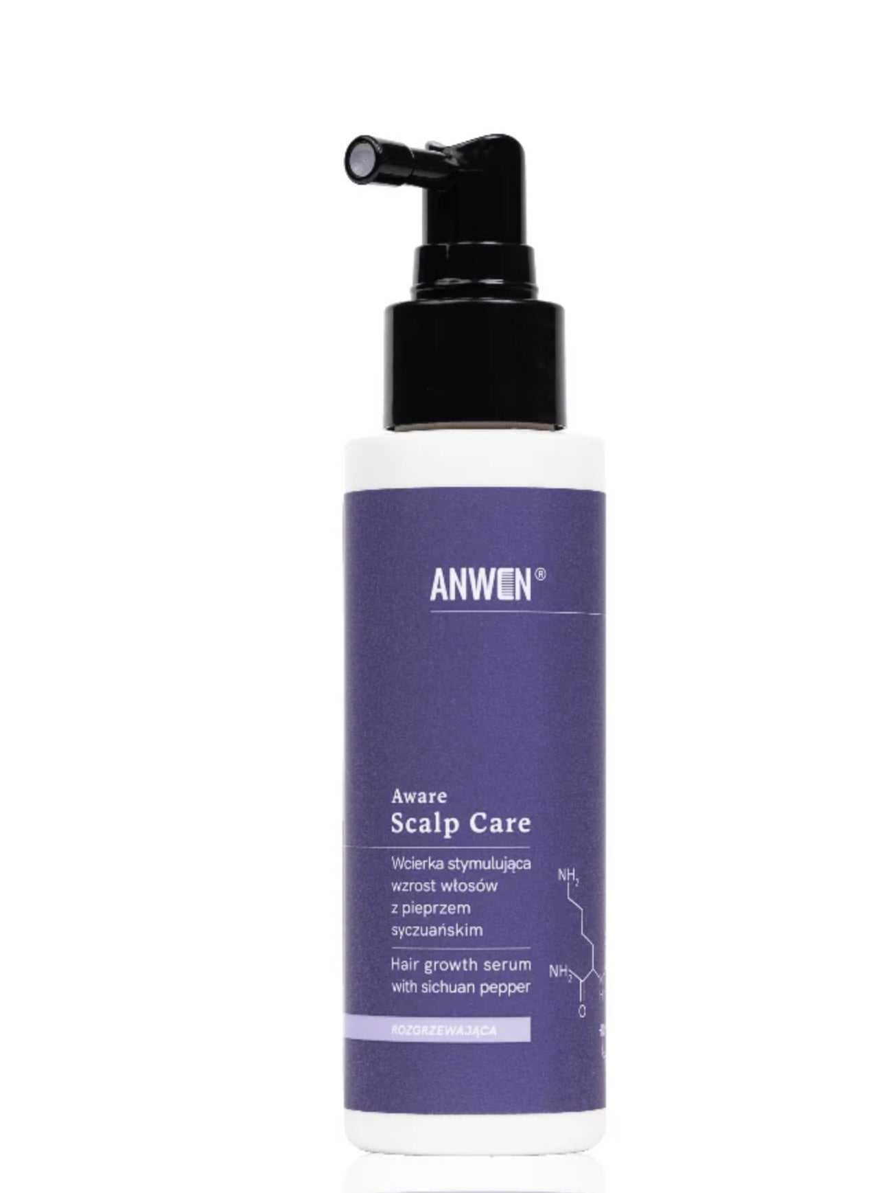 Anwen Aware Scalp Care Wcierka Rozgrzewająca z Pieprzem Syczuańskim Stymuluje Wzrost Włosów 100ml