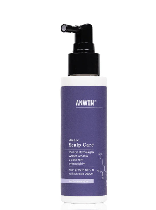 Anwen Aware Scalp Care Wcierka Rozgrzewająca z Pieprzem Syczuańskim Stymuluje Wzrost Włosów 100ml