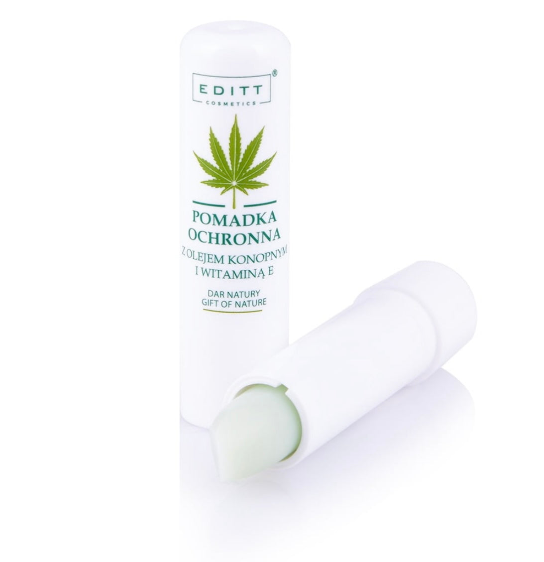 EDITT POMADKA OCHRONNA Z OLEJEM KONOPNYM I WIT E