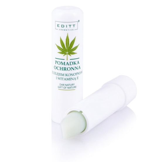 EDITT POMADKA OCHRONNA Z OLEJEM KONOPNYM I WIT E