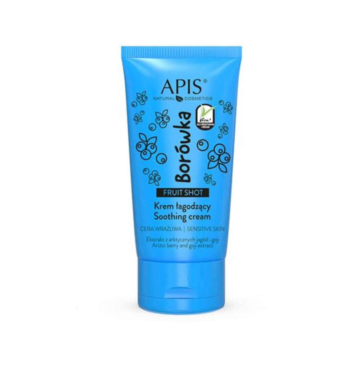 Apis FRUIT SHOT
Krem łagodzący Borówka / 50 ml