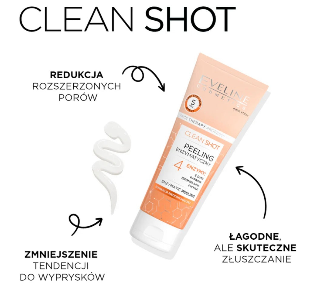 Eveline Clean Shot Peeling enzymatyczny