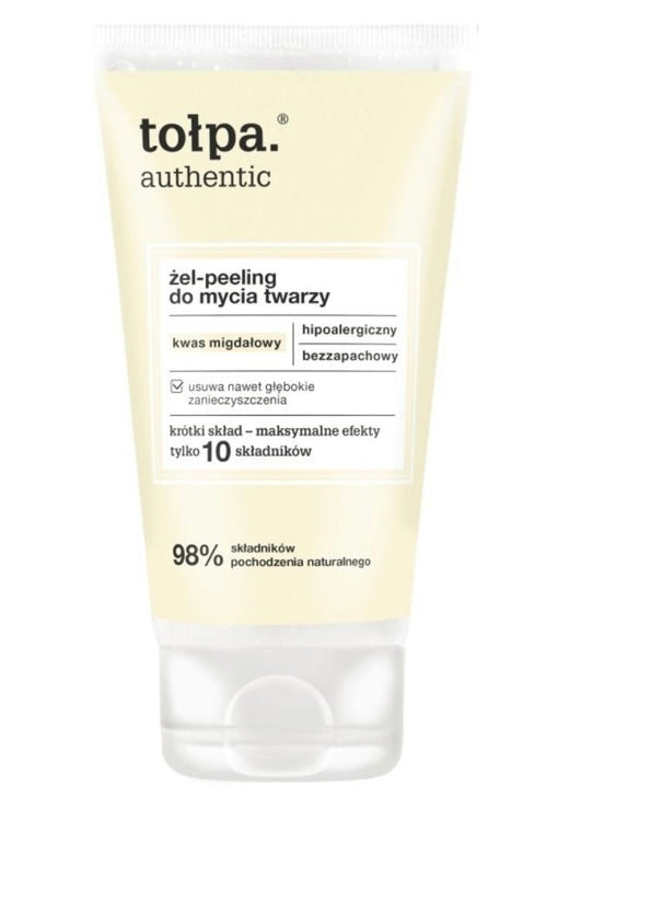 Tolpa Authentic Żel-Peeling do Twarzy Delikatny Oczyszczający 150ml