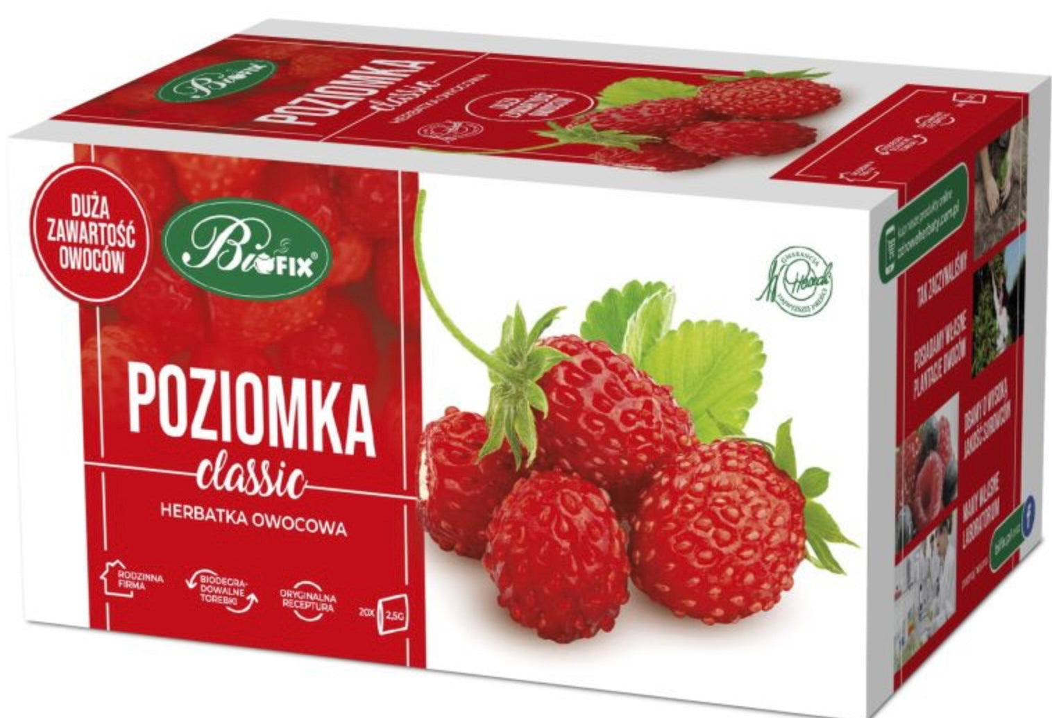 Bi fix Classic Poziomka Herbatka owocowa ekspresowa