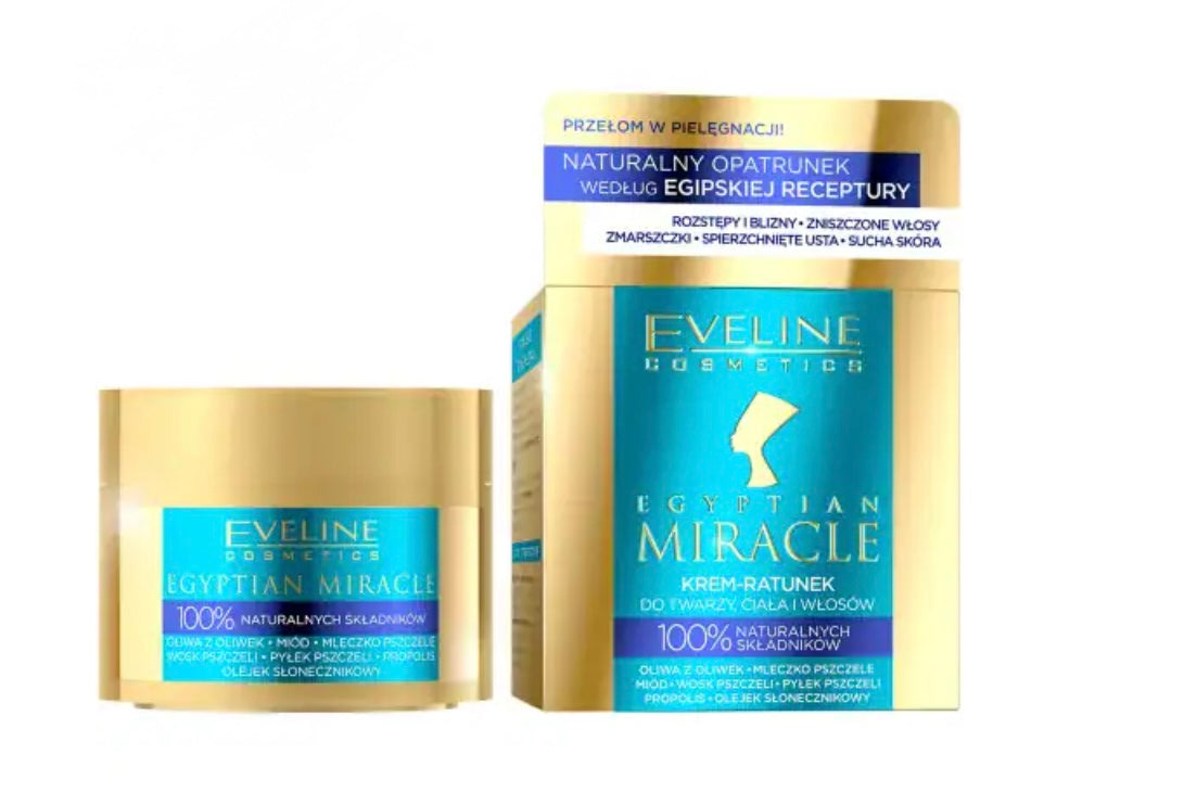 Eveline Egyptian Miracle Krem ratunek do twarzy, ciała i włosów