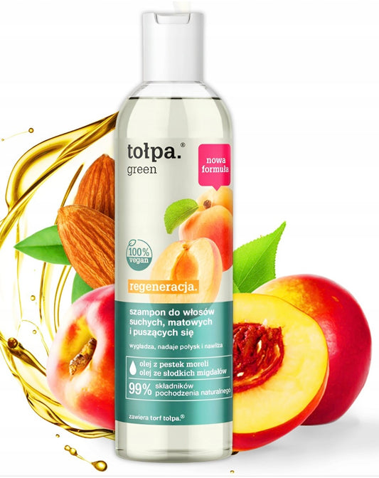 Szampon do włosów Prostowanie i Wygładzenie 300 ml Regeneracja GREEN TOŁPA