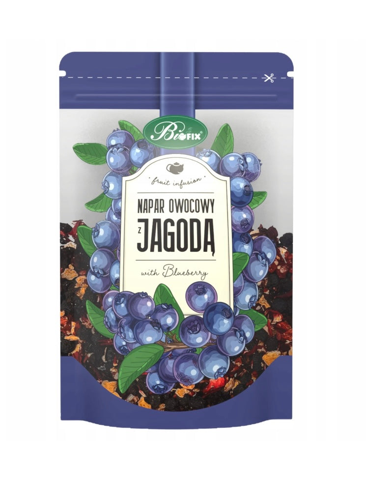 Bifix NAPAR owocowy Z JAGODĄ herbatka HERBATA Z SUSZU 100 g