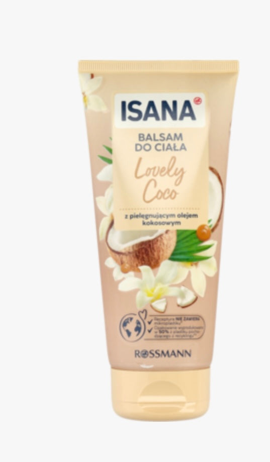 ISANA
Balsam do ciała z olejem kokosowym, Lovely Coco